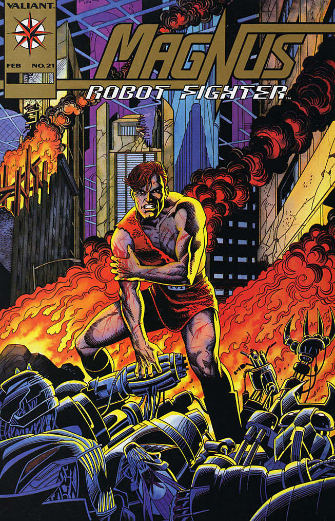 Magnus Robot Fighter (Valiant) #21 Gold Edition