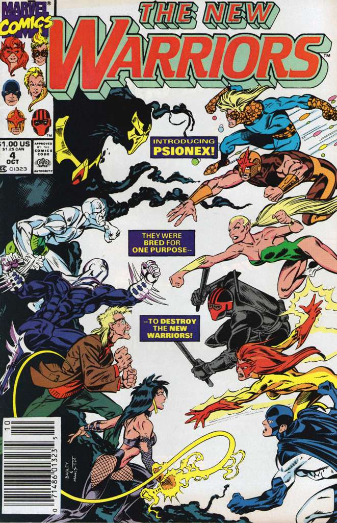 The New Warriors #4 Newsstand Edition