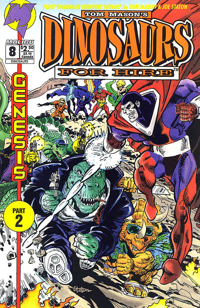Dinosaurs for Hire (Malibu) #8