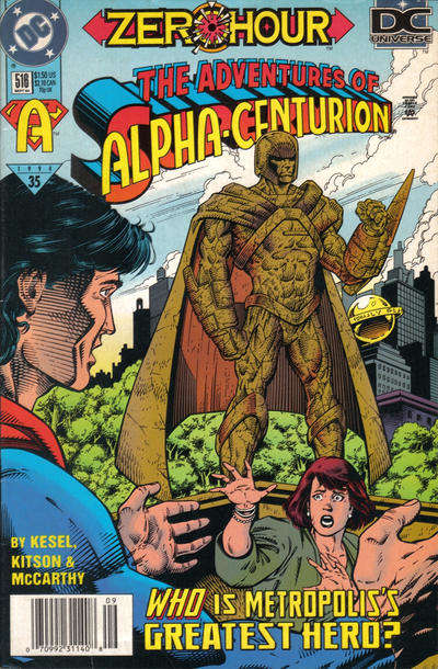 Adventures of Superman #516 Newsstand Edition