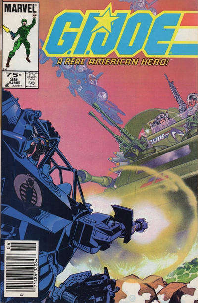 G.I. Joe, a Real American Hero #36 Newsstand Edition