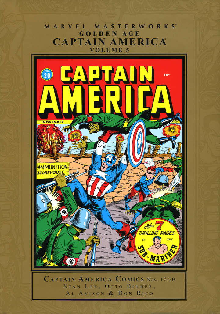 Marvel Masterworks: Golden Age Captain America #5 Hardcover