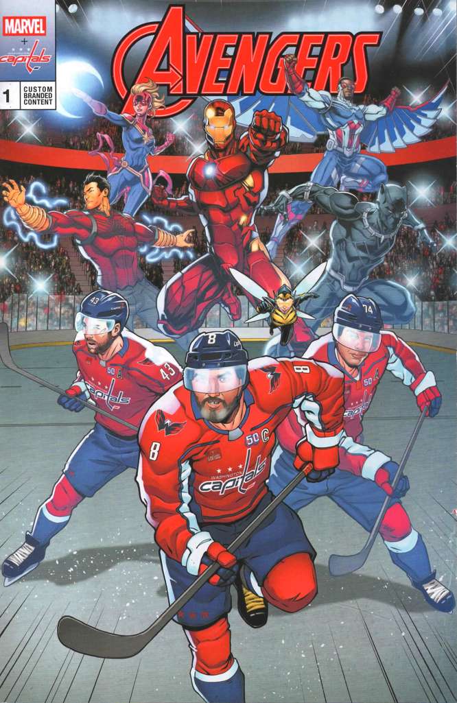 Custom Washington Capitals 2025 Comic