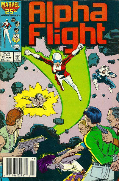 Alpha Flight (1st Series) #42 Newsstand Edition