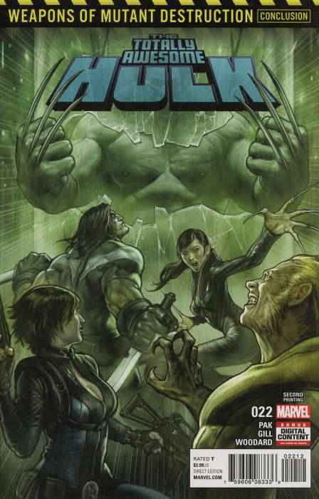 The Totally Awesome Hulk #22  - 2nd printing