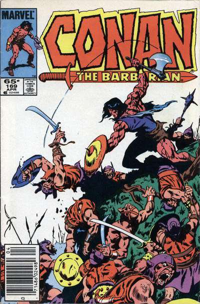 Conan the Barbarian #169 Newsstand Edition