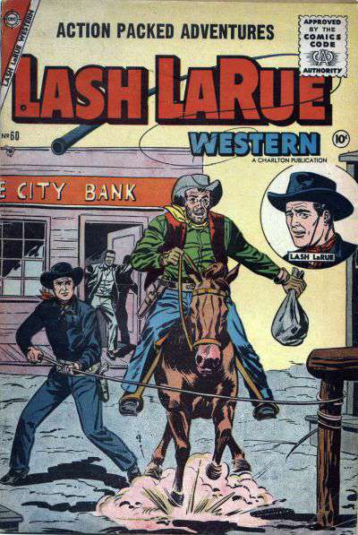 Lash LaRue Western (Fawcett) #60