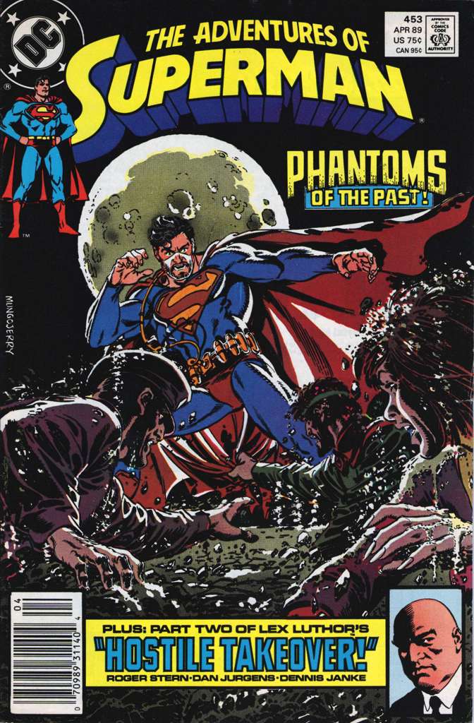 Adventures of Superman #453 Newsstand Edition