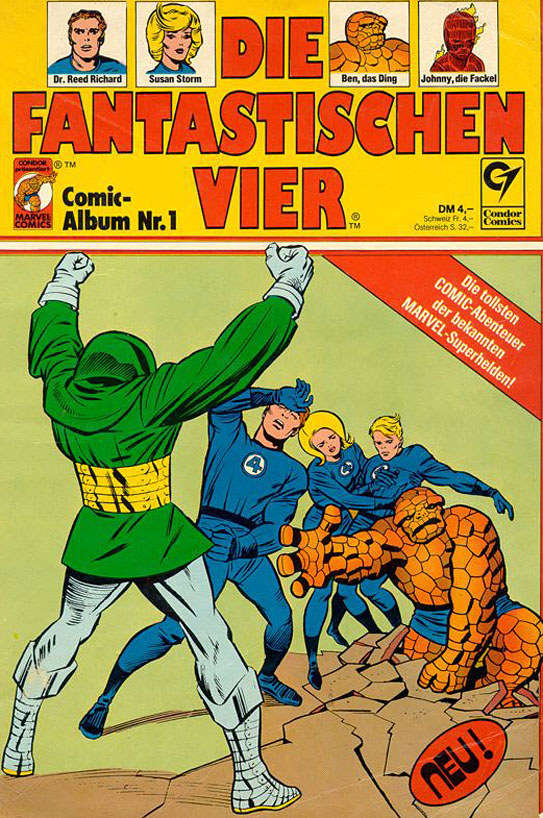 Fantastischen Vier Comic-Album, Die