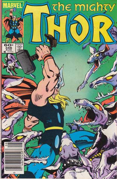 Thor #346 Newsstand Edition