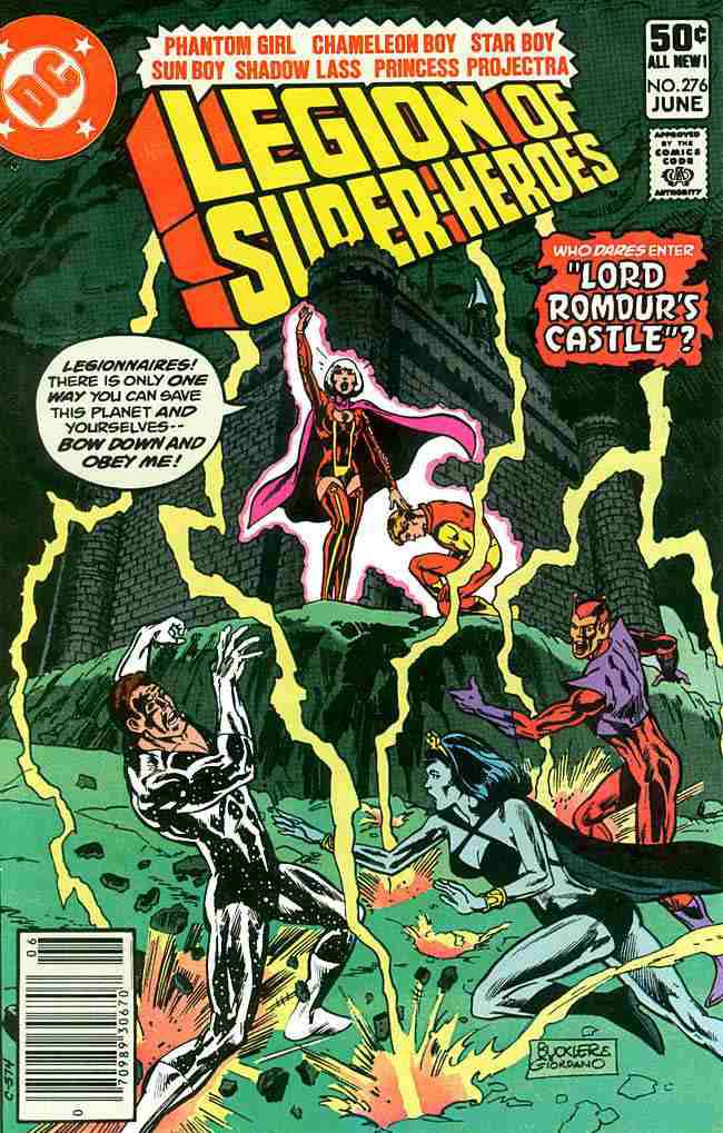 The Legion of Super-Heroes (2nd Series) #276 Newsstand Edition