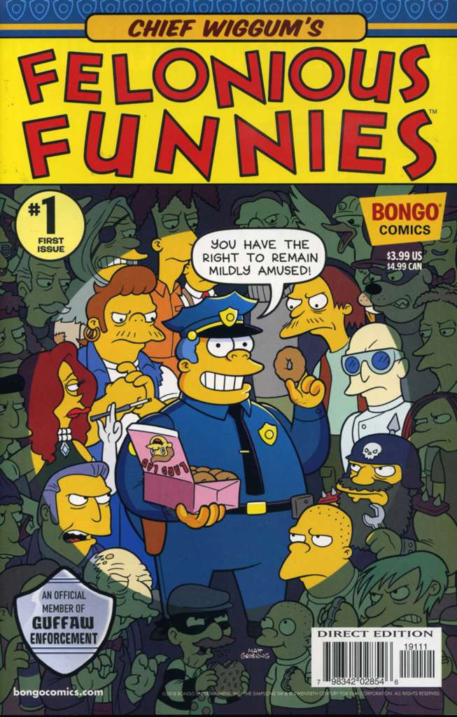 Simpsons One-Shot Wonders: Chief Wiggum’s Felonious Funnies