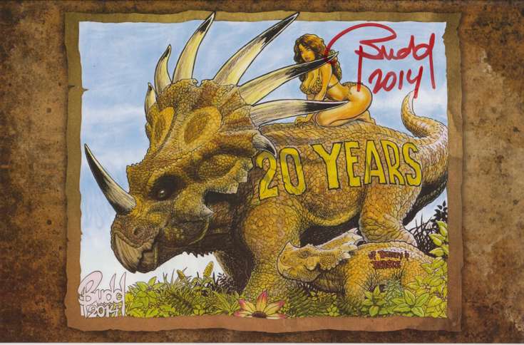 Cavewoman: 2014 20th Anniversary Show Book