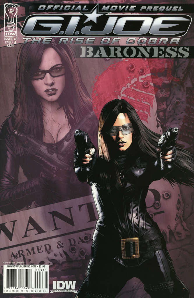 G.I. Joe Movie Prequel—Baroness #3 Variation A