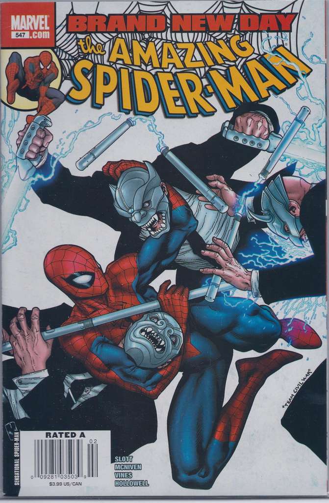 The Amazing Spider-Man #547 Newsstand Edition