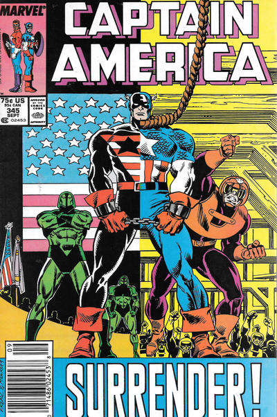 Captain America (1st Series) #345 Newsstand Edition