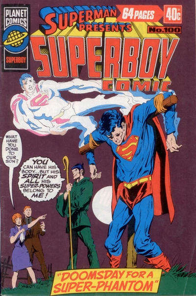 Superman Presents Superboy Comic