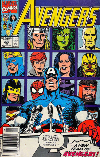 The Avengers #329 Newsstand Edition