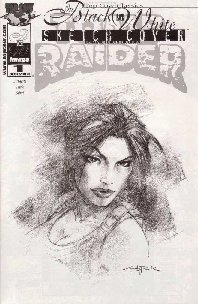 Top Cow Classics in Black and White: Tomb Raider #1 Variation A