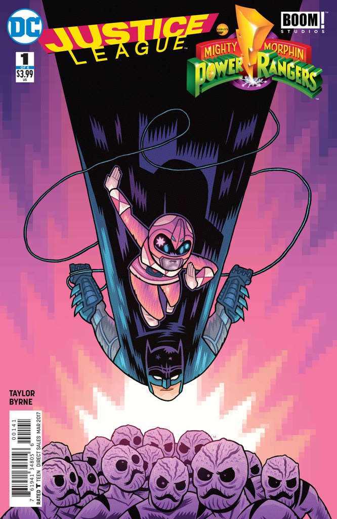 Justice League/Power Rangers #1 Variation D