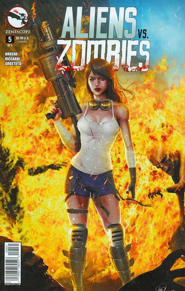 Aliens Vs. Zombies #5 Variation C