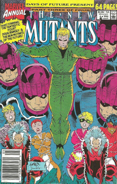 The New Mutants Annual #6 Newsstand Edition