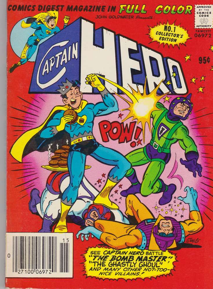 Captain Hero Comics Digest Magazine