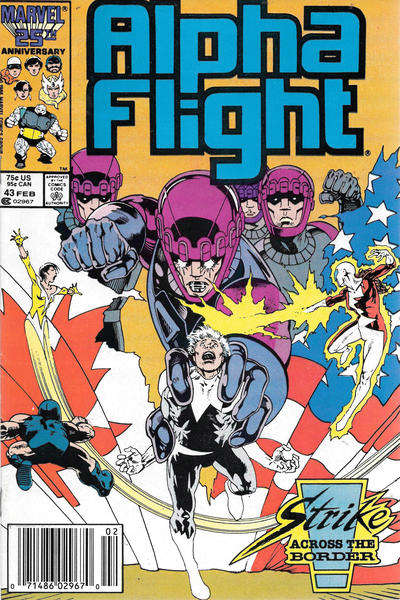 Alpha Flight (1st Series) #43 Newsstand Edition
