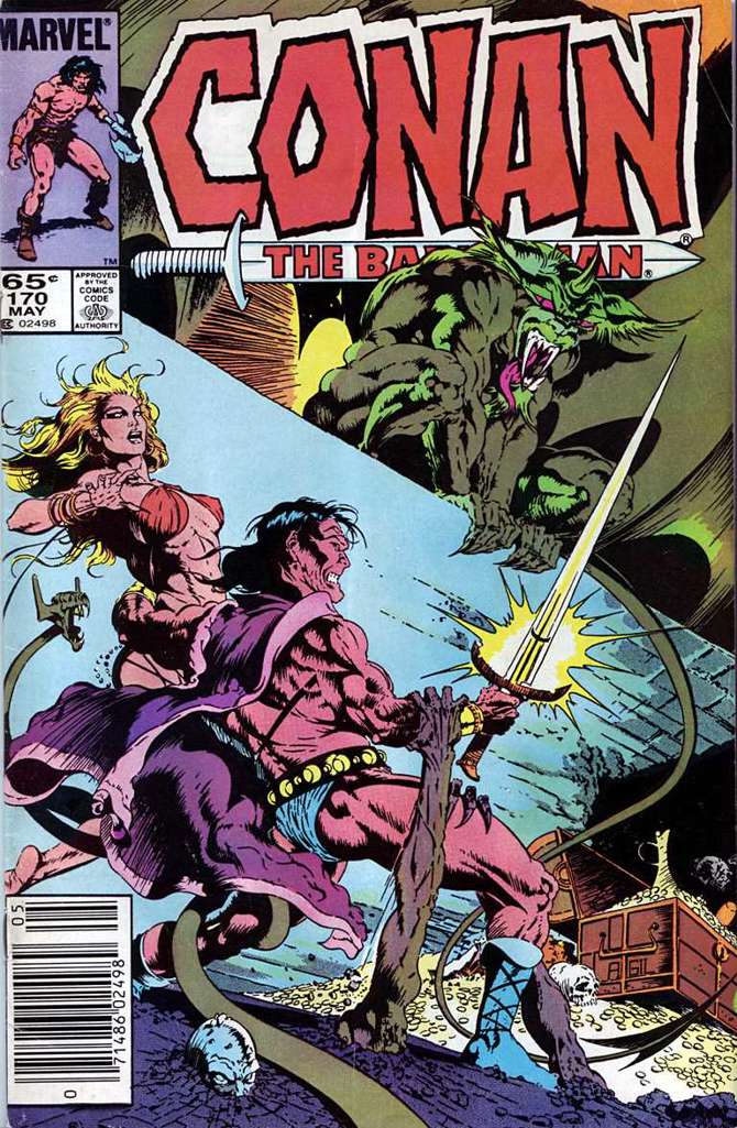 Conan the Barbarian #170 Newsstand Edition