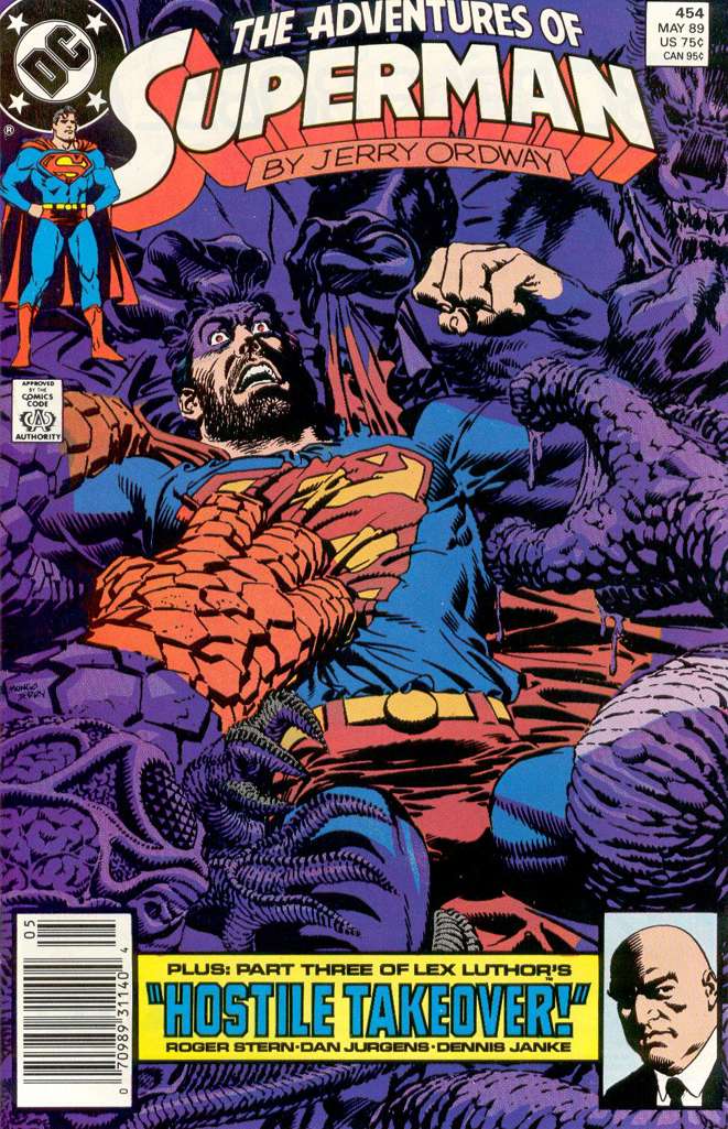 Adventures of Superman #454 Newsstand Edition