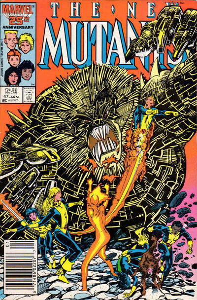 The New Mutants #47 Newsstand Edition