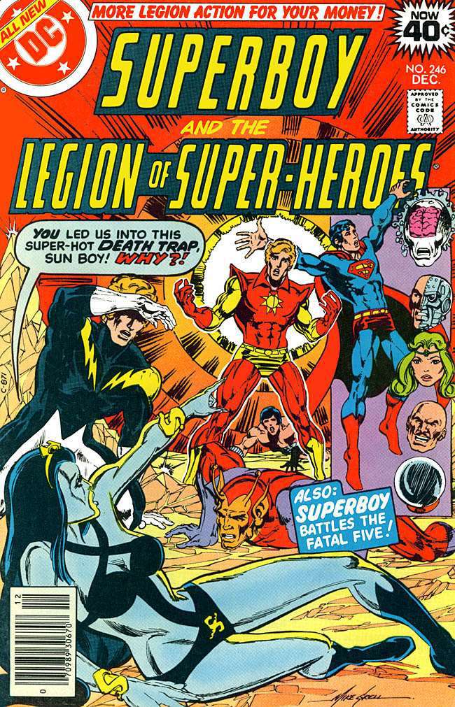 Superboy and the Legion of Super-Heroes #246 Newsstand Edition