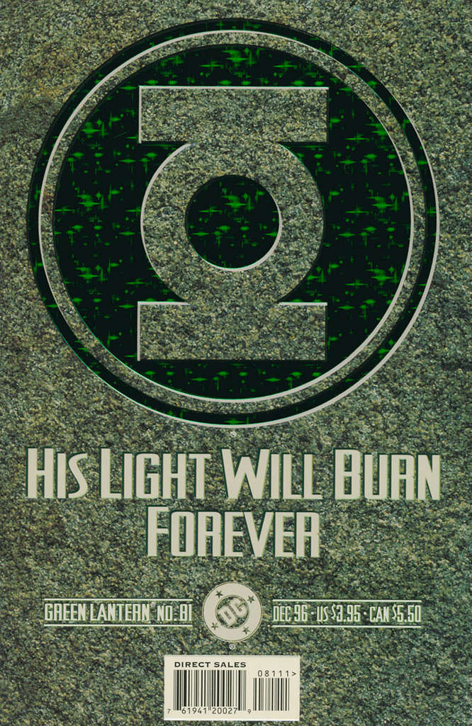 Green Lantern (3rd Series) #81 Special Cover