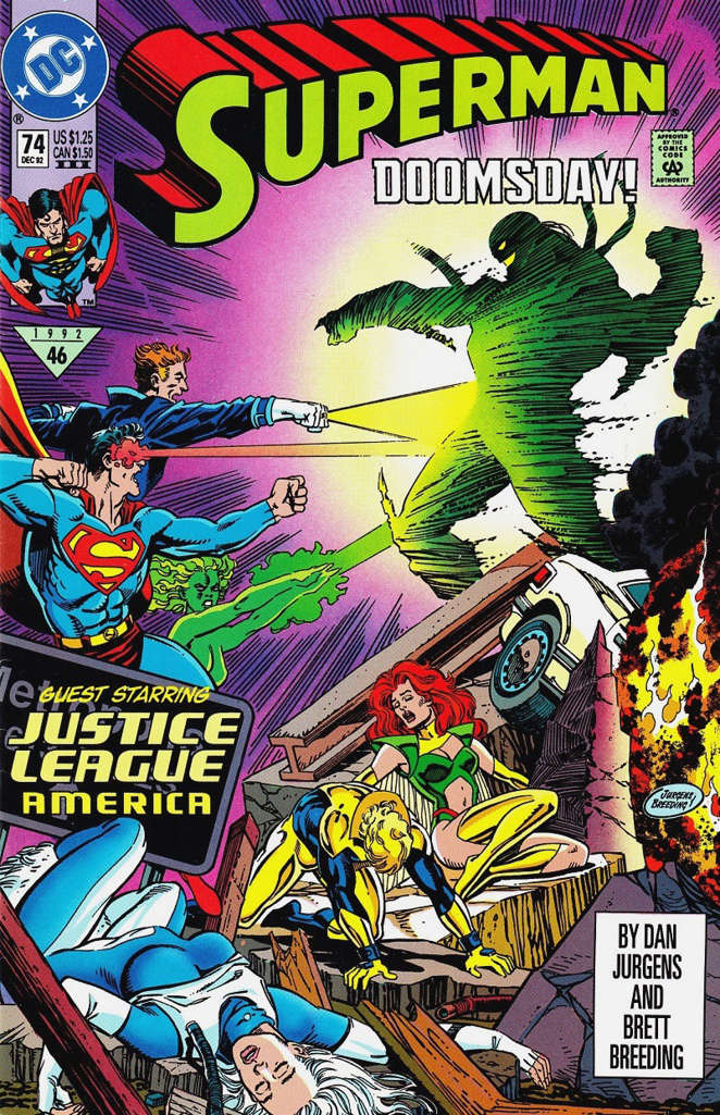Superman (2nd Series) #74  - 3rd printing