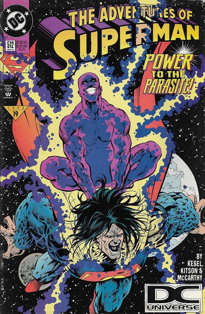 Adventures of Superman #512  - 2nd printing