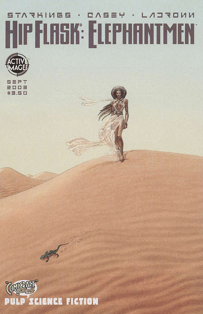 Hip Flask: Elephantmen