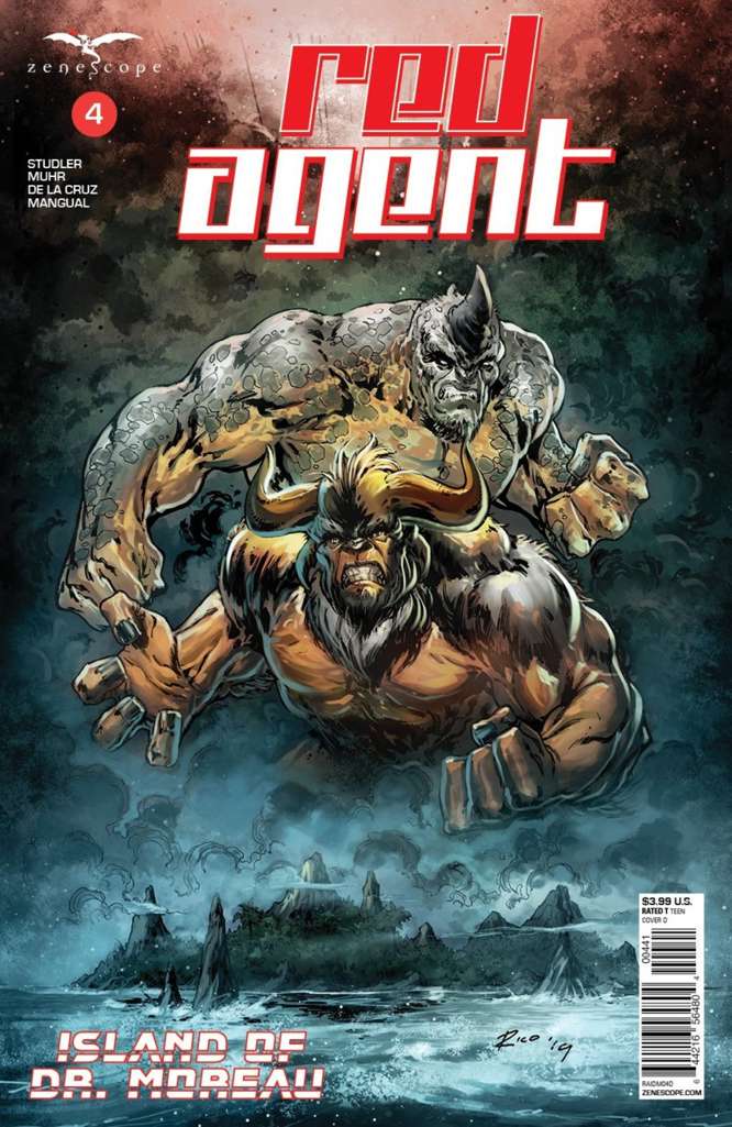 Red Agent: Island of Dr. Moreau #4 Variation D