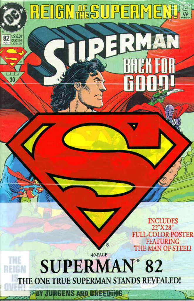 Superman (2nd Series) #82 Variation A