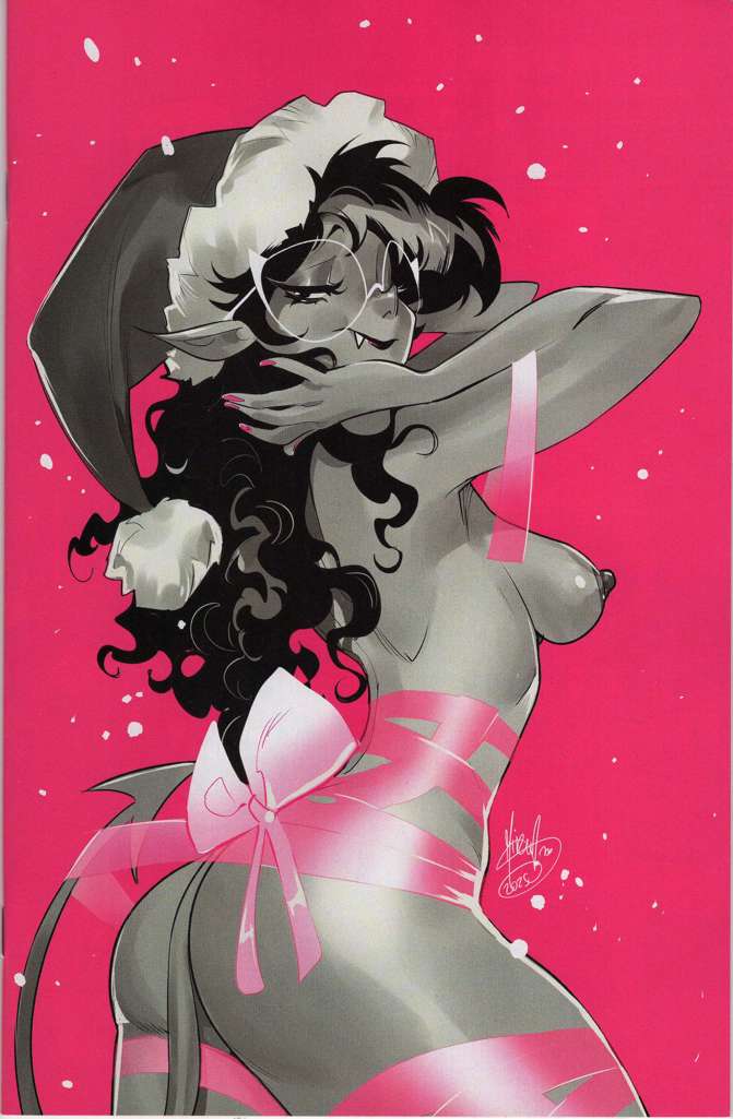 Sweet Paprika Black, White & Pink (Mirka Andolfo’s…) Holiday Special #1 Variation E