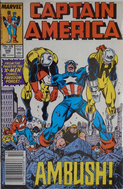 Captain America (1st Series) #346 Newsstand Edition