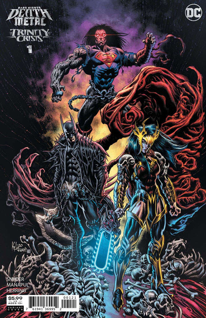 Dark Nights: Death Metal Trinity Crisis #1 Variation A