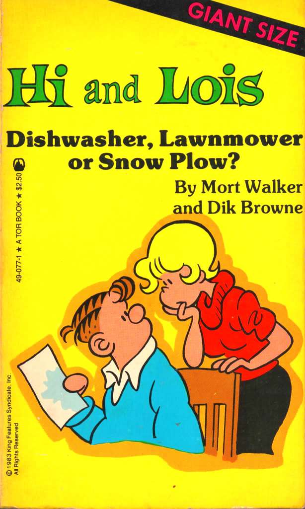 Hi and Lois: Dishwasher, Lawnmower, or Snow Plow?