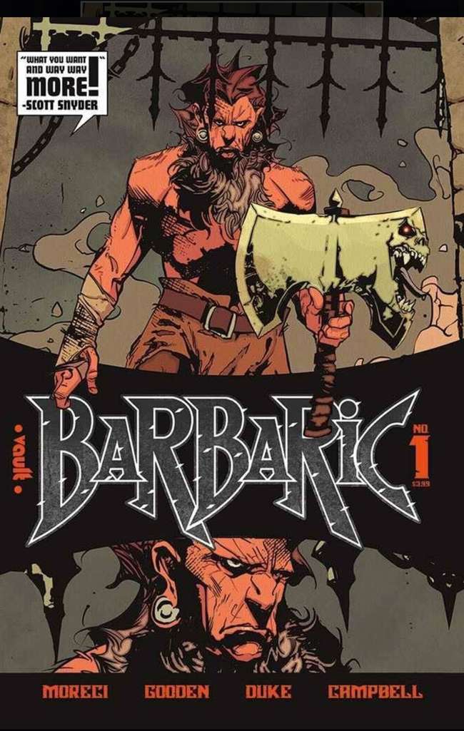 Barbaric #1  - 2nd printing