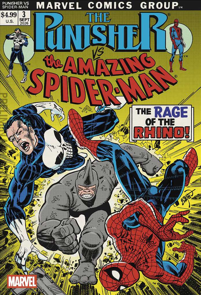 Punisher vs. the Amazing Spider-Man #3 Variation B
