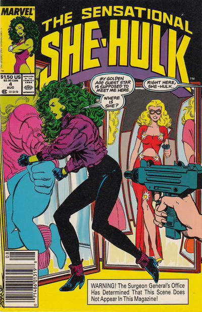 The Sensational She-Hulk #4 Newsstand Edition