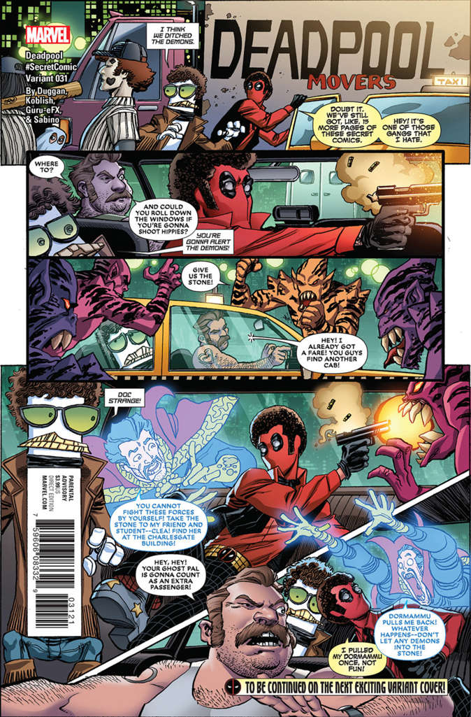 Deadpool (5th Series) #31 Variation A
