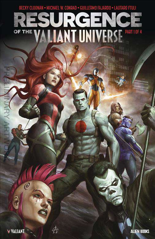Resurgence of the Valiant Universe #1 Variation B