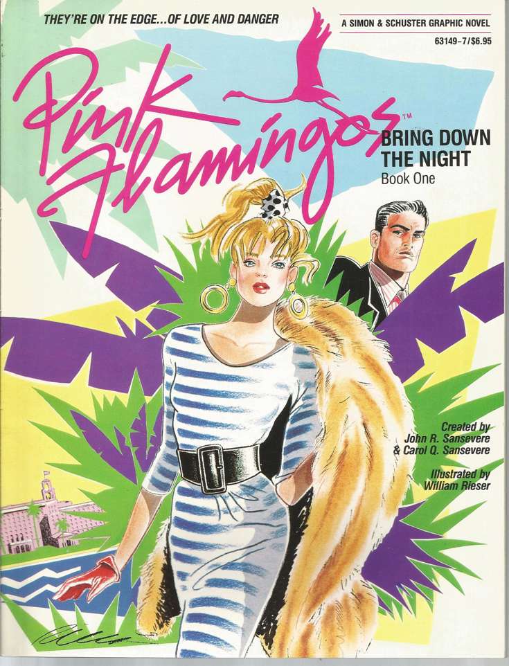 Pink Flamingos Bring Down the Night