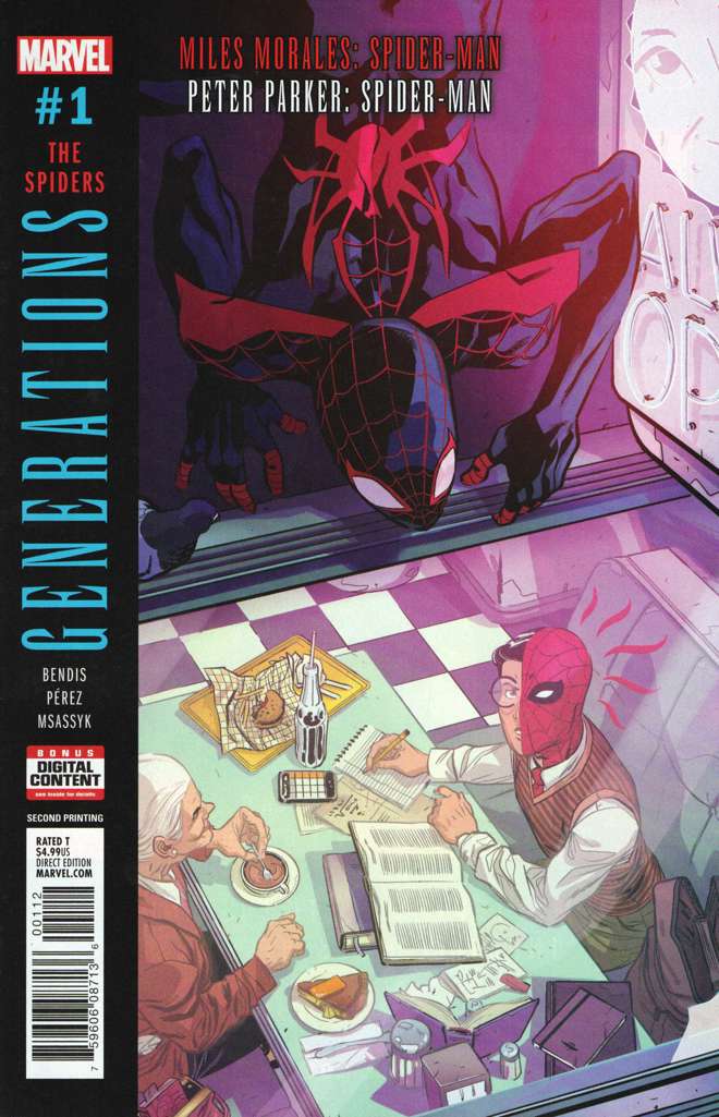 Generations: Miles Morales Spider-Man & Peter Parker Spider-Man #1  - 2nd printing