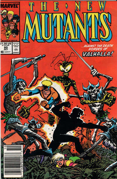 The New Mutants #80 Newsstand Edition